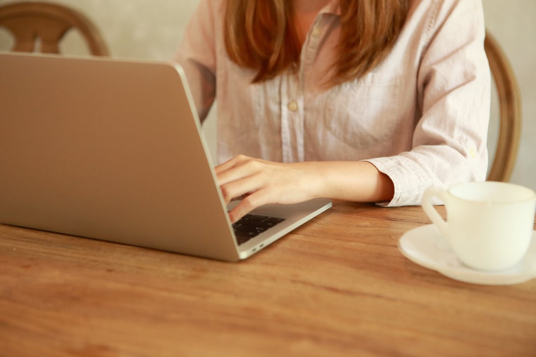 Businesswoman Using Laptop